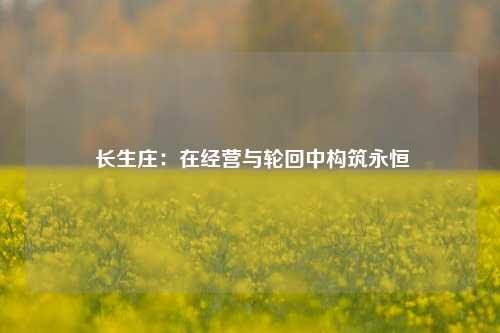  长生庄：在经营与轮回中构筑永恒